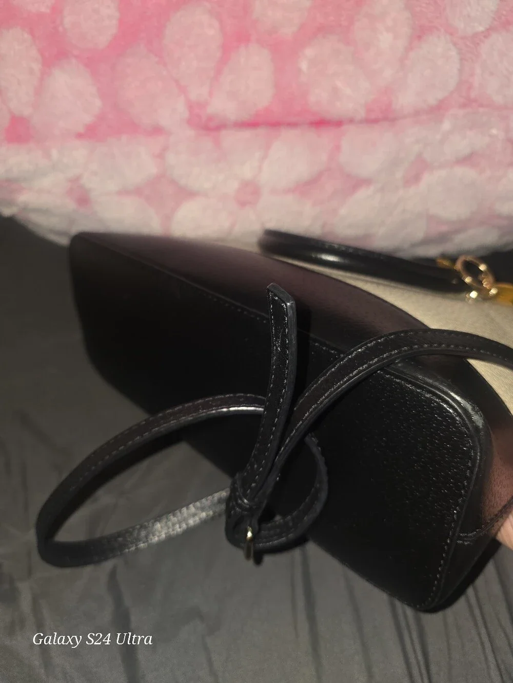 Kate Spade Two-Tone Cream and Black Satchel